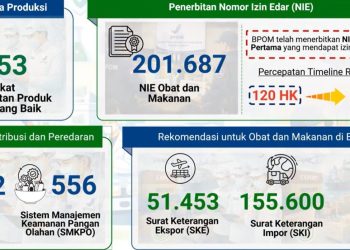 Pengawasan Obat dan Makanan 2025 Sumbang Ekonomi Rp50,8 Triliun