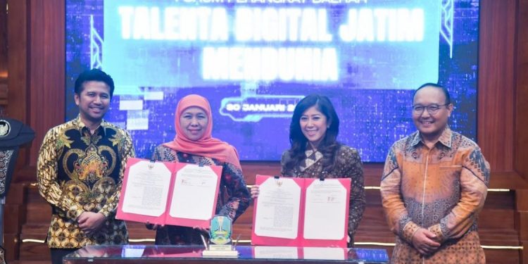 Pemprov Jatim dan Komdigi Kolaborasi Latih 19 Ribu Talenta Digital
