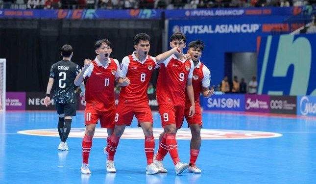 Timnas Futsal Indonesia Melaju ke Perempat Final AFC Futsal Asian Cup