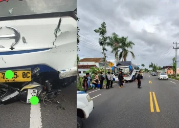 Kecelakaan Maut di Depan SPBU Temon Kulon Progo, Pengendara Motor Tewas Usai Ditabrak Bus Sumber Alam