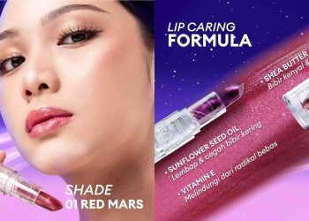 Animate Lip Galaxy Glow dengan galaxy shimmer effect