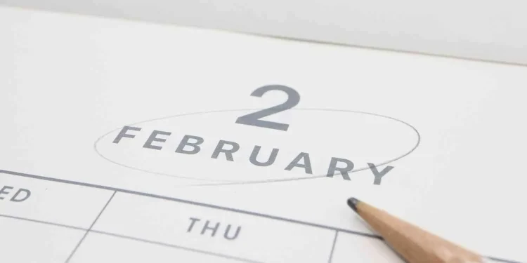 Ilustrasi gambar Bulan Februari