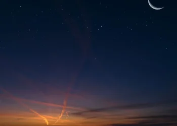 Ilustrasi gambar malam Nisfu Syaban