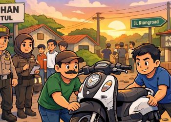 Ilustrasi gambar tawuran di Banguntapan