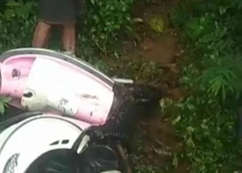 Motor pemuda asal Purbalingga ditemukan tergeletak di lereng kebun daerah Kebondalem Mojotengah tanpa jejak