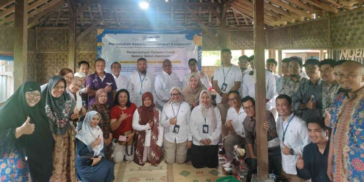 Pengabdian Masyarakat, Tiga Kampus Dampingi UMKM Sedulur Bakul Jogomukti di Berbah