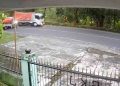 Tangkapan Layar cctv kejadian kecelakaan di Putat Patuk Gunungkidul