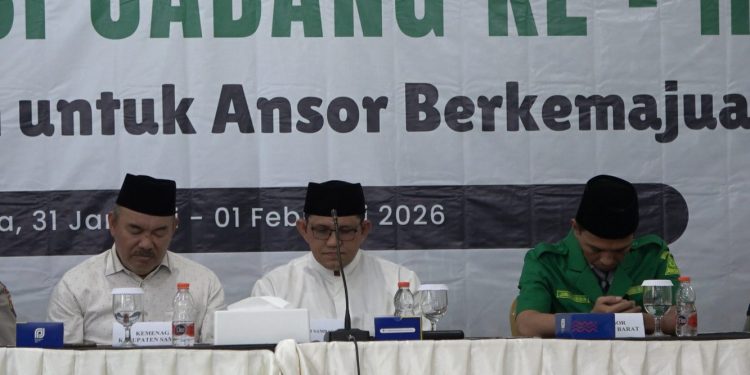 Wakil Bupati Sambas Puji Kontribusi GP Ansor dalam Memelihara Keharmonisan Sosial