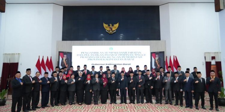 Gubernur Kalimantan Barat Lantik Pejabat Eselon II untuk Perkuat Birokrasi