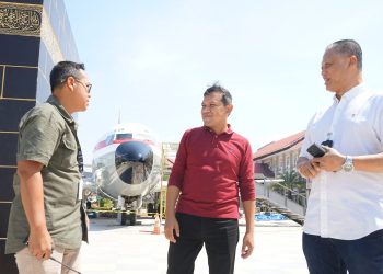 Wakil Gubernur Aceh Pantau Progres Wahana Manasik Pesawat di Asrama Haji