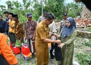 Pemkab Sumenep Cepat Tanggap Atasi Dampak Angin Puting Beliung di Karduluk