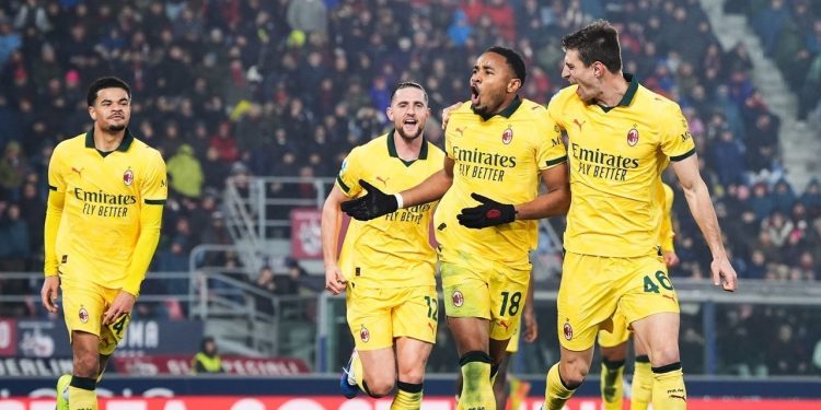 AC Milan Menang Telak 3-0 atas Bologna di Liga Italia