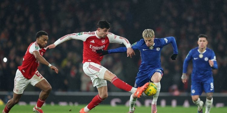 Arsenal Melaju ke Final Carabao Cup Setelah Kalahkan Chelsea 1-0