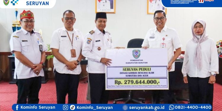 Pemkab Seruyan Berikan Bantuan Rp279 Juta untuk Korban Bencana di Sumatra