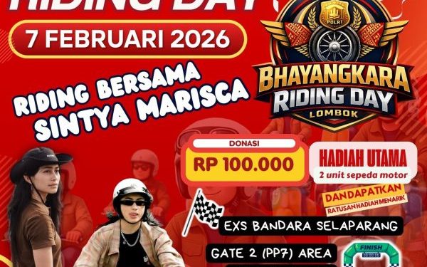 Bhayangkara Riding Day 2026 Dukung Festival Bau Nyale di Lombok Tengah