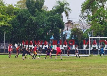 102 Pelajar HSU Ikuti Seleksi Sepak Bola untuk POPDA 2026