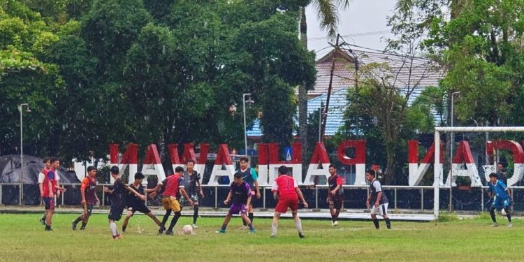 102 Pelajar HSU Ikuti Seleksi Sepak Bola untuk POPDA 2026