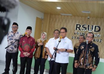 Menkes dan Gubernur Kalbar Pantau Progres Pembangunan RSUD di Kubu Raya