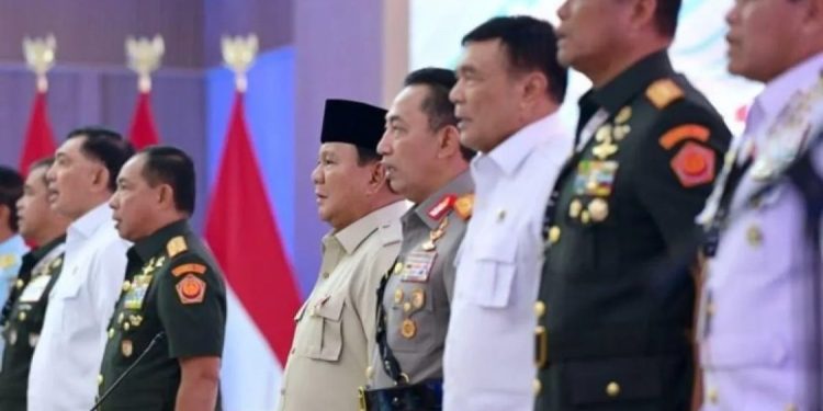 Presiden Prabowo Dorong TNI-Polri untuk Tetap Bersatu dan Dicintai Masyarakat