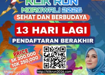 Klik Run Morowali 2026 Akan Digelar di Pantai Matano pada 12 April
