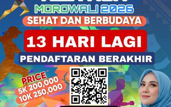 Klik Run Morowali 2026 Akan Digelar di Pantai Matano pada 12 April