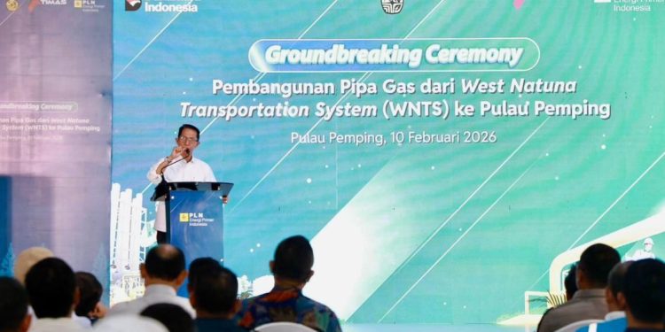Pembangunan Pipa Gas WNTS ke Pulau Pemping Dimulai Setelah 10 Tahun
