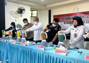 Polda Kalimantan Selatan Ungkap 40 Kasus Narkotika