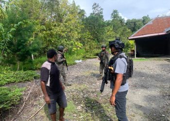 Satgas Damai Cartenz 2026 Amankan Senjata Api Rakitan di Dekai