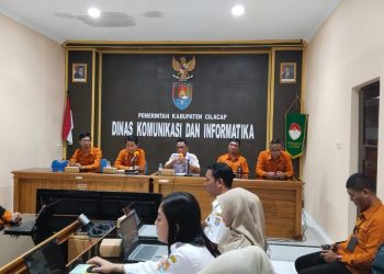Diskominfo dan BPS Cilacap Selaraskan Data untuk Publikasi 2026