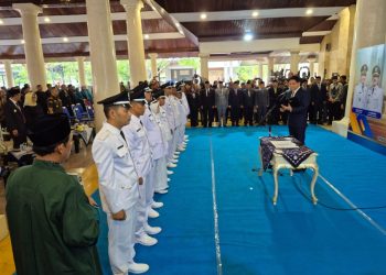 Bupati Indramayu Resmi Lantik 138 Kuwu Terpilih Hasil Pilkades Serentak