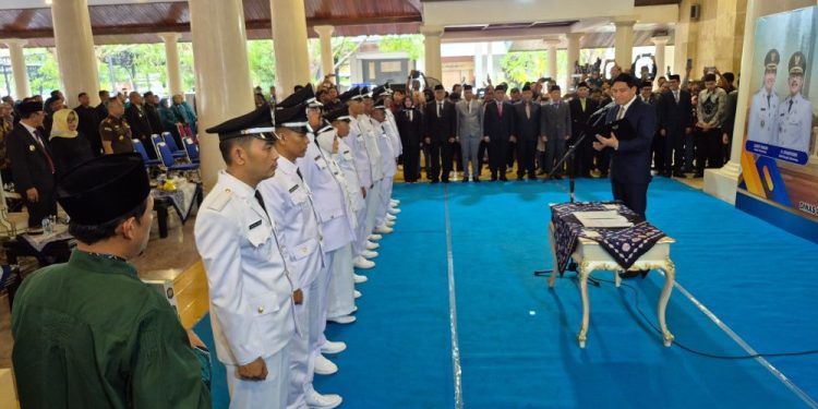 Bupati Indramayu Resmi Lantik 138 Kuwu Terpilih Hasil Pilkades Serentak