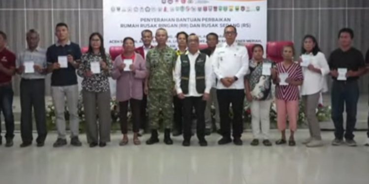 Pemerintah Distribusikan Bantuan Perbaikan 17.273 Rumah di Sumatra Pascabencana