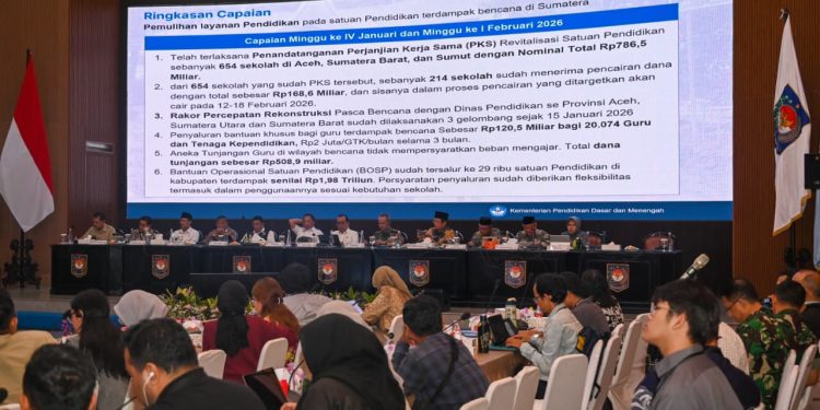 Kemendikdasmen Percepat Revitalisasi 654 Sekolah Terdampak Bencana di Sumatra