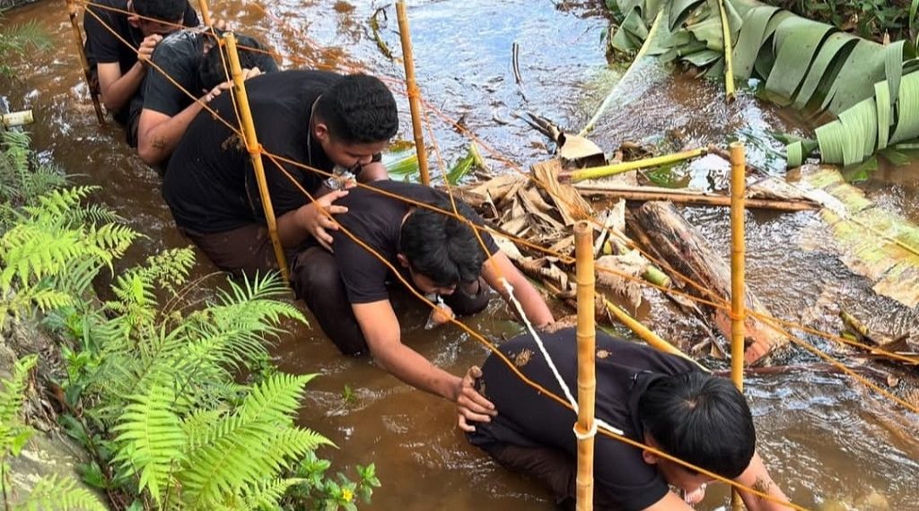 Uji Kecakapan Bantara di SMA Negeri 1 Bandar Tingkatkan Karakter Pramuka