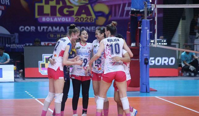 Livin Mandiri Berhasil Kalahkan Jakarta Pertamina Enduro 3-1