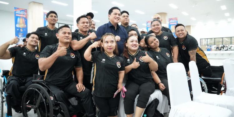 Menpora Erick Thohir Sampaikan Pesan Presiden Prabowo kepada Atlet di Karanganyar