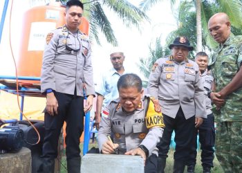 Mahasiswa STIK Angkatan 83 Sediakan Sumur Bor untuk Warga Aceh Utara