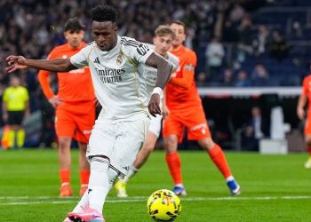 Real Madrid Unggul 4-1 atas Real Sociedad di Santiago Bernabeu