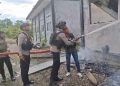 Tim Tindak Yahukimo Cepat Amankan Kebakaran di SMA Negeri 2 Dekai