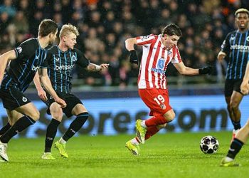 Hasil Imbang 3-3 Warnai Pertemuan Club Brugge dan Atletico Madrid