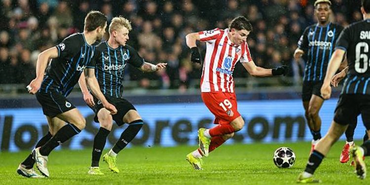 Hasil Imbang 3-3 Warnai Pertemuan Club Brugge dan Atletico Madrid