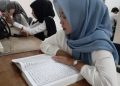 Siswa PKL di Dinkominfo Blora Gelar Tadarus Al-Qur’an Selama Ramadan