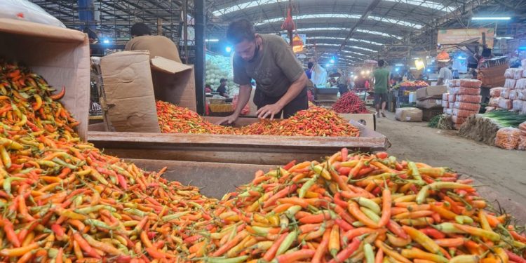 Kementerian Pertanian Tambah Pasokan Cabai di Pasar Induk Kramat Jati