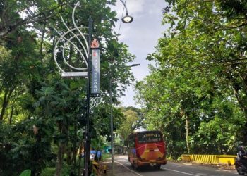 “Mliwis Putih Jogo Medhayoh” Menjadi Simbol PJU di Perbatasan Bojonegoro