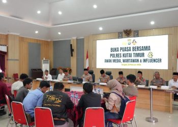 Kapolres Kutai Timur Gelar Buka Puasa Bersama Wartawan untuk Perkuat Sinergi