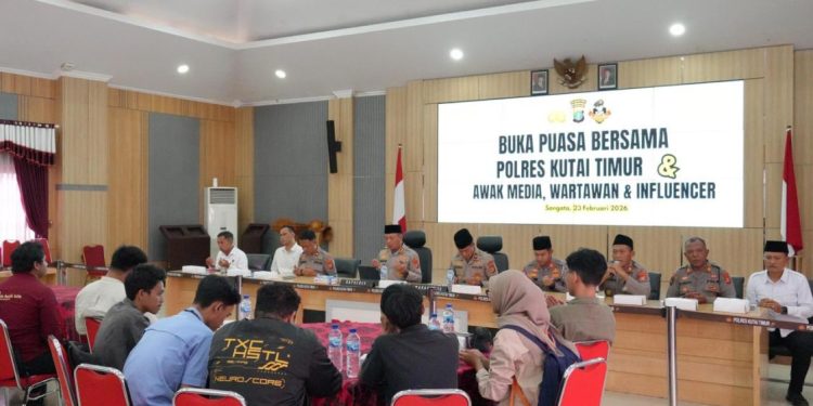Kapolres Kutai Timur Gelar Buka Puasa Bersama Wartawan untuk Perkuat Sinergi