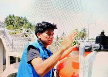 Mahasiswa Berperan dalam Pembangunan Sanitasi Air Bersih di Tanah Datar Pascabencana