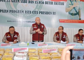 Polda Kalimantan Selatan Berhasil Gagalkan Peredaran Narkoba Jaringan Antarprovinsi