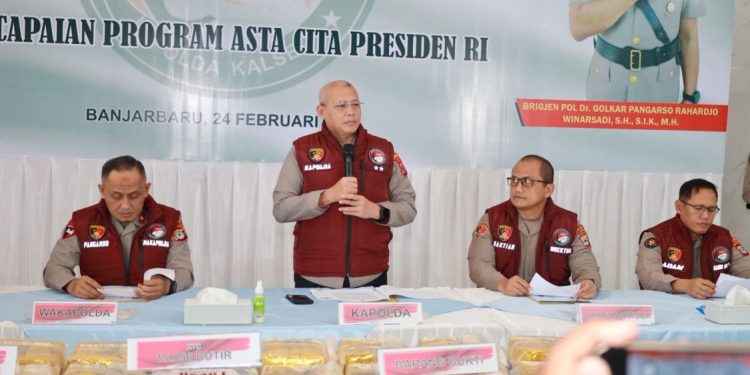 Polda Kalimantan Selatan Berhasil Gagalkan Peredaran Narkoba Jaringan Antarprovinsi