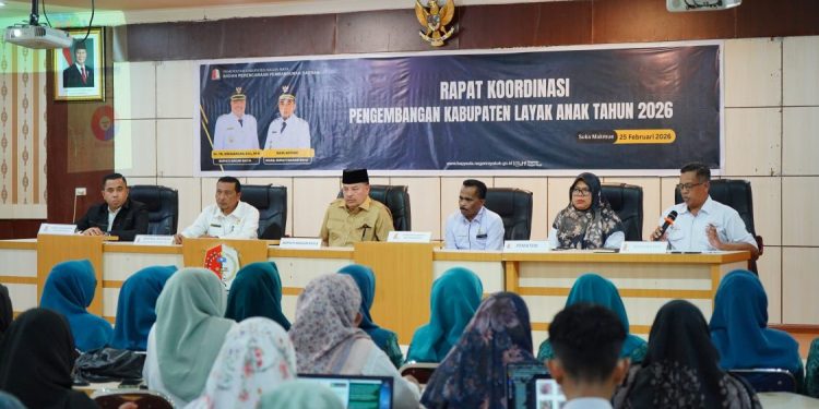 Bupati Nagan Raya Berkomitmen Capai KLA Kategori Utama pada 2026